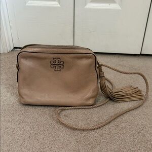 Tory Burch Brown Crossbody Bag with Tassel